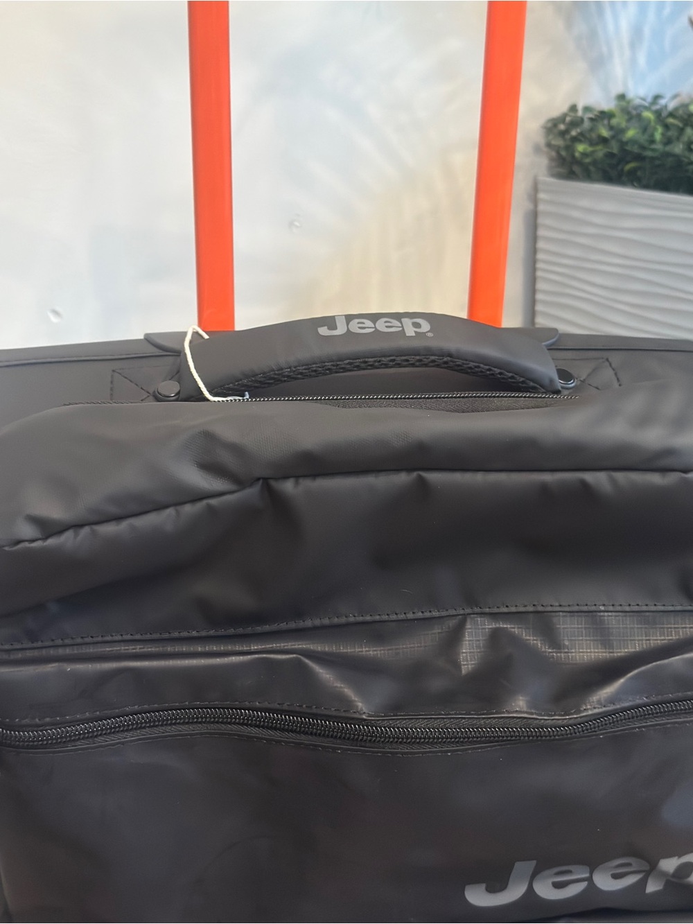 Jeep Black Carry-On with Orange Telescopic Handle - Picture 12 of 16